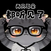 工作猫表情：两只耳朵都听见了