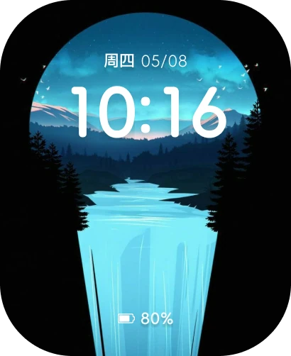 表盘作品：风景43